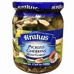 Krakus Pickled Gherkins with Garlic 17.64oz